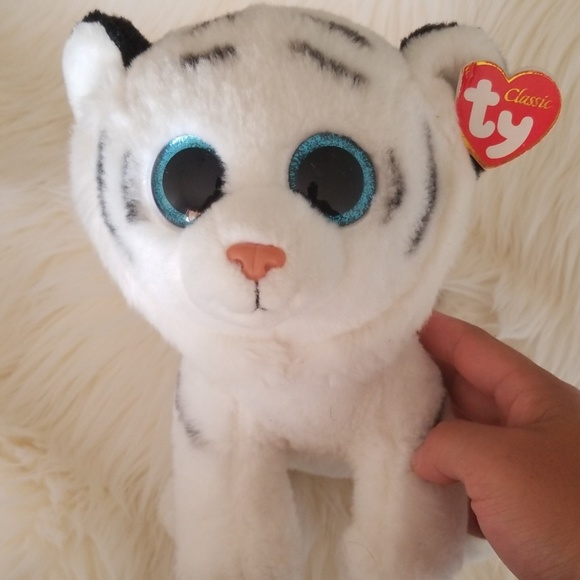 beanie boo snow tiger